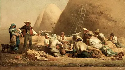 Harvesters Resting (Ruth and Boaz) Jean-Francois Millet
